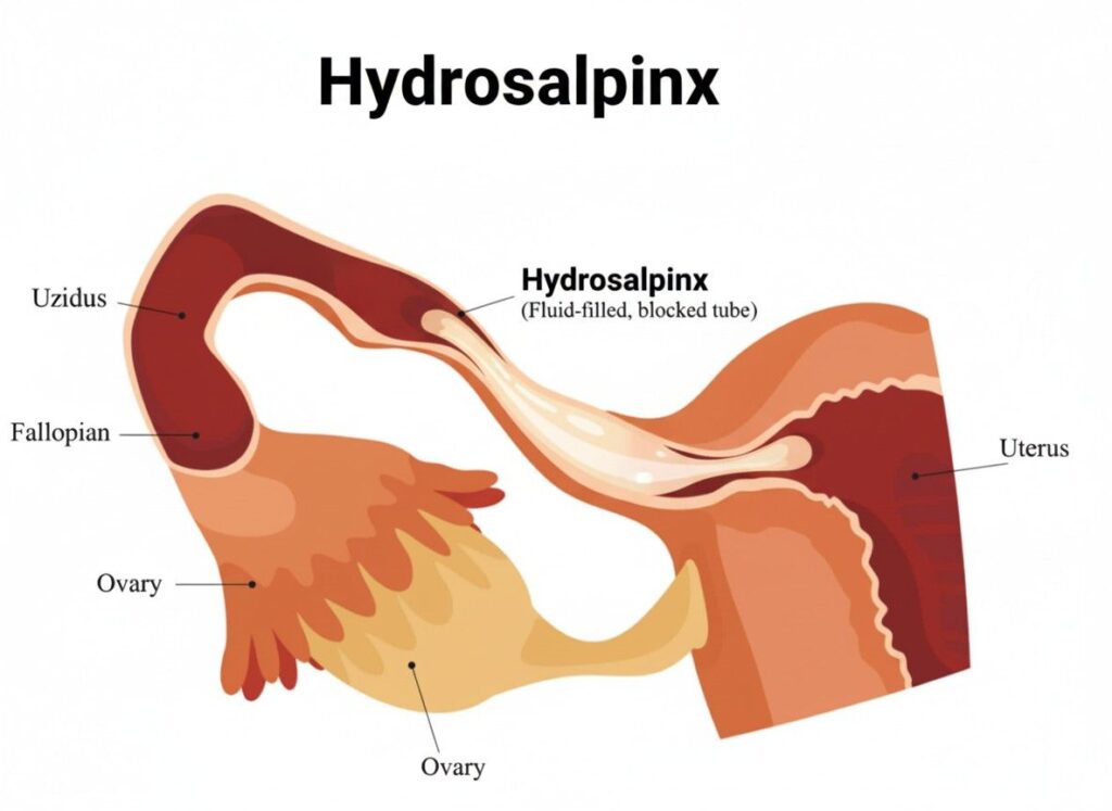 Hydrosalpinx or fallopian tube blockage