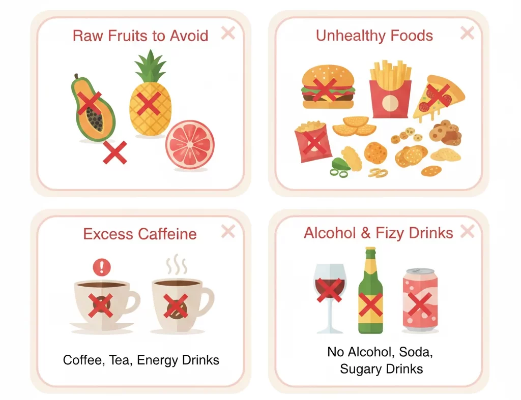 Foods to avoid during IVF Treatment