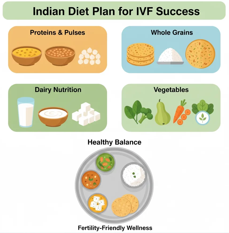 Indian diet plan for IVF success