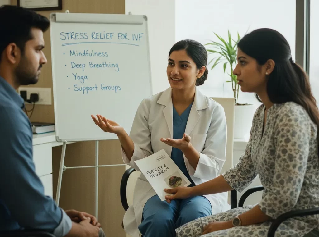 Stress & IVF Success, A Simple Guide for Women by Puja IVF, Patna