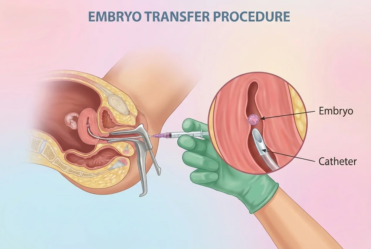Embryo Transfer Procedure by PujaIVF
