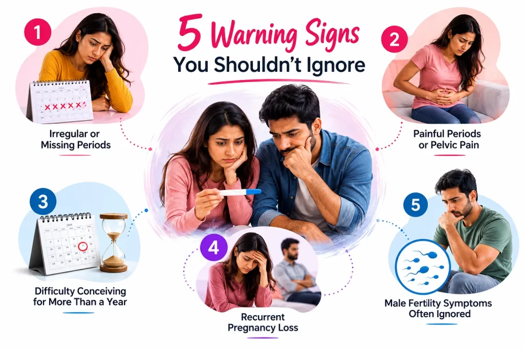 5 signs of infertility to recognise