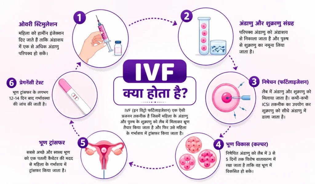 IVF प्रक्रिया की जानकारी