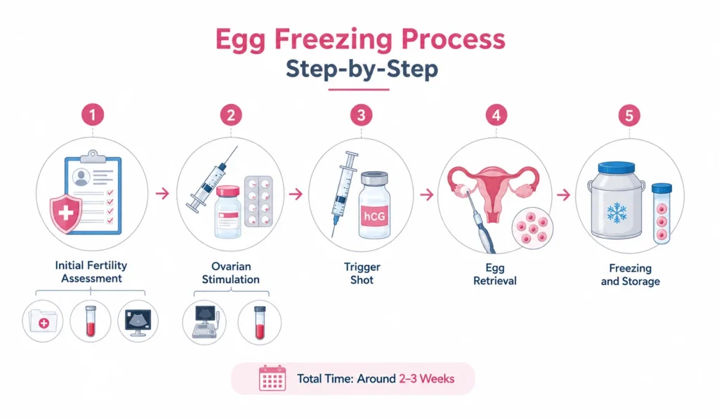 Egg Freezing Process: Step-by-Step