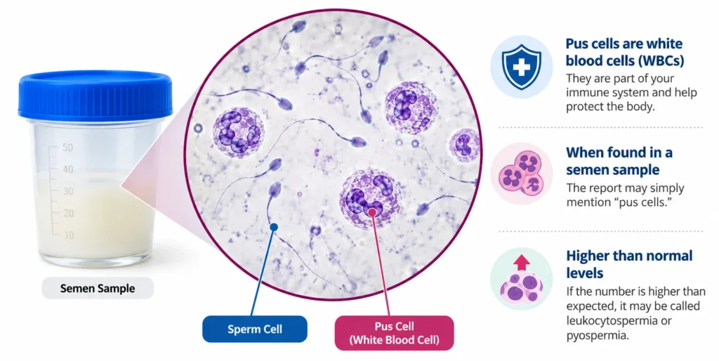 Pus Cells in Semen sample