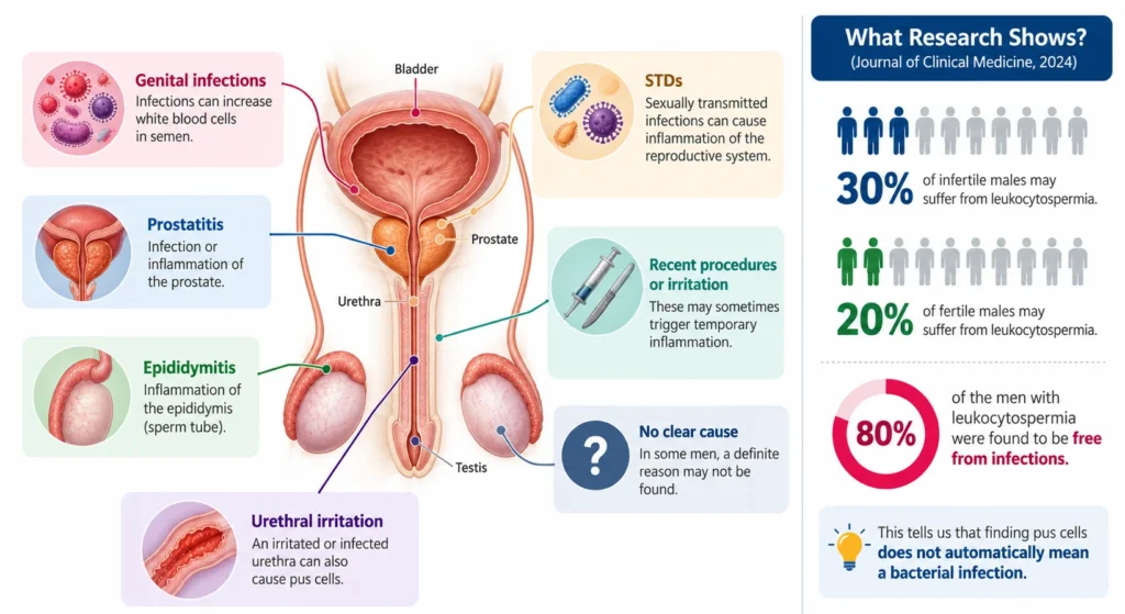 What Causes Pus Cells in Semen