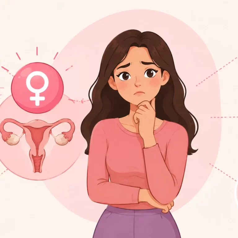 high levels of estrogen in females​